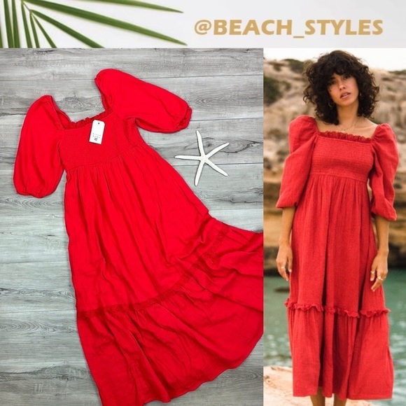 🔆BILLABONG🔆 MAGIC HOUR MIDI DRESS - Picture 1 of 16